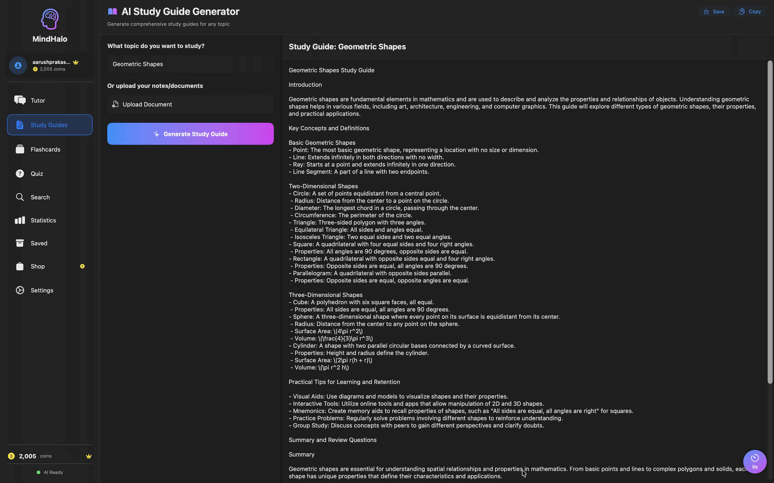 MindHalo Study Guide